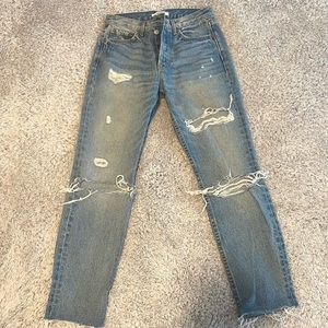 grlfrnd petite karolina high rise skinny a little more love